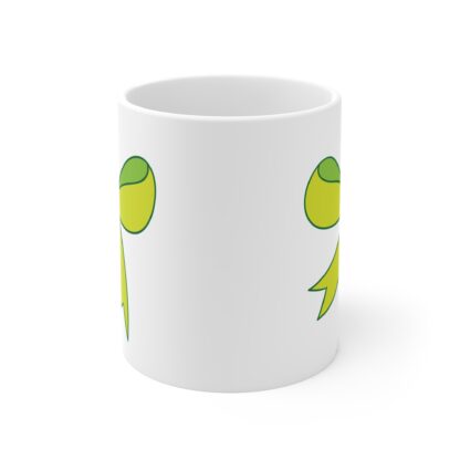 Yellow Ribbons | White Ceramic Mug 11oz - Image 2