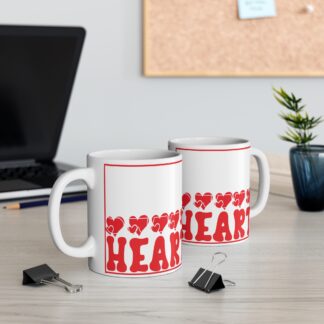 Valentine's Day Love Heart Mug - 11oz Coffee Cup