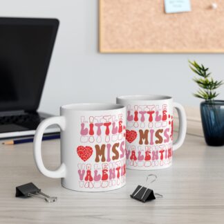 Cute Little Miss Valentine Mug - 11oz Love Gift for Kids