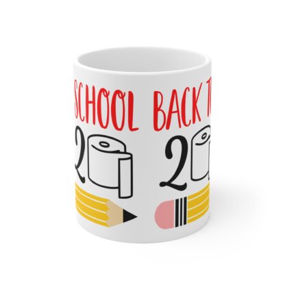 Ceramic Mug - Retro Back to School Covid Year 2020 11oz - Image 2