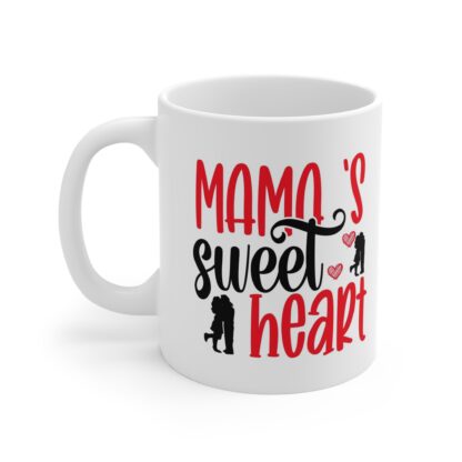 Mama's Sweet Heart Mug - 11oz Coffee Cup for Mother's Day & Family Love - Image 3