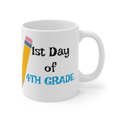Back to School 4th Grade Mug - 1st Day Celebration - Image 4