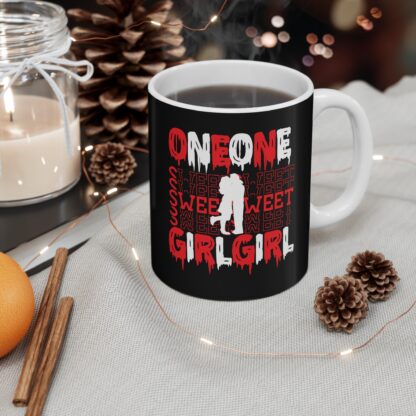 Spooky Sweet Girl Mug - 11oz Ceramic Coffee Cup - Image 5