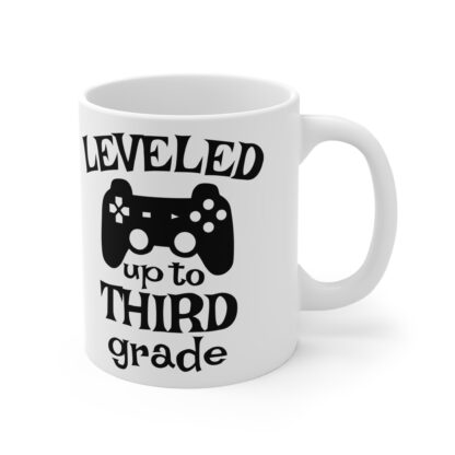Gaming Mug - Leveled Up to Third Grade - Perfect Gift for Kids - Image 4