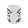 Valentine's Day Mug, Cute Gift for Him/Her, Hugs Kisses Wishes Ceramic Cup, Sweetheart Coffee Cup, Romantic Drinkware - Image 2