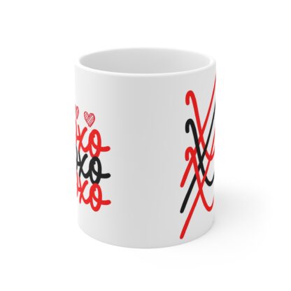 XOXO Love Mug - 11oz Cute Coffee Cup for Valentine's Day and Gifts - Image 2