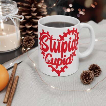Funny Stupid Cupid Mug | Valentine's Gift | Coffee Cup | Humorous Kitchen Decor | Gift for Him or Her | Cute Valentine's Day - Image 5