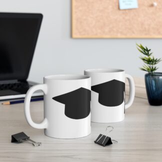 Graduation Cap Mug - 11oz Coffee Cup for Graduates