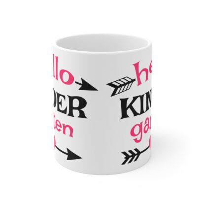 Hello Kindergarten Mug - Fun Teacher Gift, Back to School Coffee Cup - Image 2