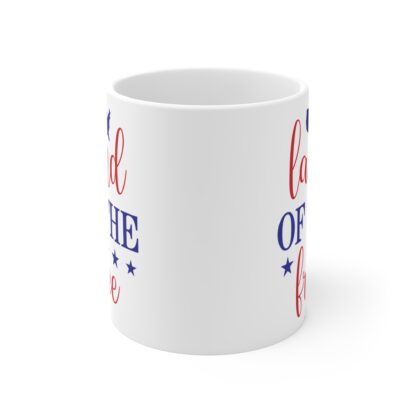 Patriotic 11oz Mug - "Land of the Free" - Perfect for Independence Day & Everyday Use - Image 2