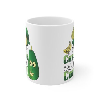 Funny Avocado Mug – "Guac Can Be Extra, Can I?" 11oz Coffee Cup - Image 2