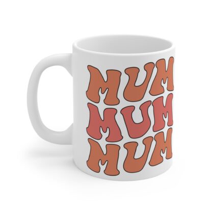 Retro 'MUM' 11oz Coffee Mug - Perfect Gift for Mother's Day - Image 3