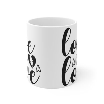 Love is Love Mug - 11oz Coffee Cup for Celebrating Pride and Relationships - Image 2