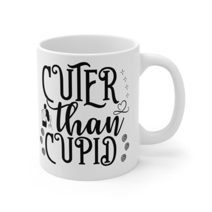 Cuter Than Cupid 11oz Mug – Perfect Valentine's Gift for Couples - Image 4
