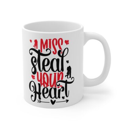 Cute Love Quote Mug, Romantic Gift for Her, Steal Your Heart Coffee Cup, Valentine's Day, Engagement, Couple Mug - Image 4