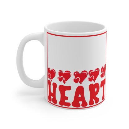 Valentine's Day Love Heart Mug - 11oz Coffee Cup - Image 3
