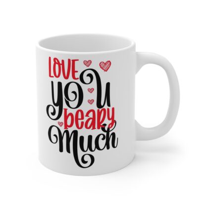 Beary Much Love Mug - 11oz Cute Coffee Cup for Valentine's Day & Gifts - Image 4