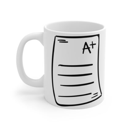 A+ Grade Coffee Mug | 11oz Motivational Teacher Gift - Image 3