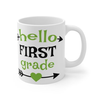 Hello First Grade Mug - 11oz Fun Teacher Gift for Back to School - Image 4