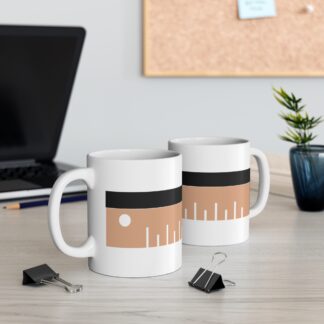 Stylish Ruler Design 11oz Mug - Perfect for Students and Creatives