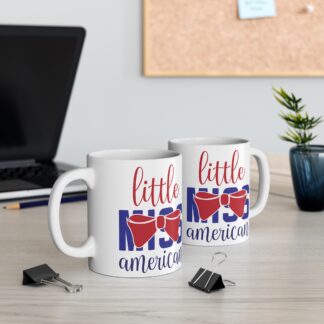 Little Miss American Mug - 11oz Colorful Coffee Cup for Kids