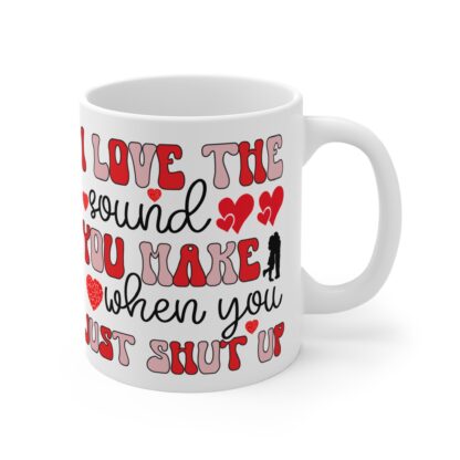 Love Quote Coffee Mug, Cute Gift for Him or Her, Valentine's Day, Heart Design, Couple's Coffee Cup, Personalized Love Mug - Image 4