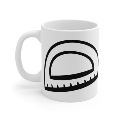 Protrator White Ceramic Mug 11oz - Image 3