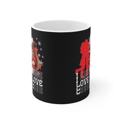 Love is Love Holiday Mug - Festive Coffee Cup, LGBTQ+ Support Gift, Winter Beverage Container, Personalized Christmas Present, Cute Artwork - Image 2