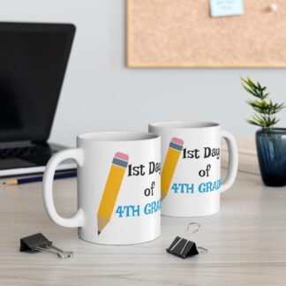 Back to School 4th Grade Mug - 1st Day Celebration