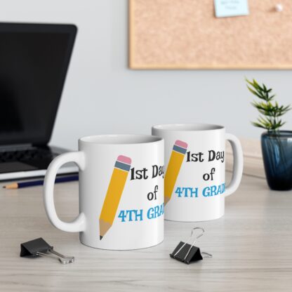 Back to School 4th Grade Mug - 1st Day Celebration