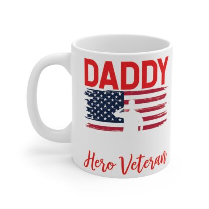 Patriotic Veteran Mug, Father's Day Gift, Hero Veteran Coffee Cup, Military Appreciation, Dad Gift Idea, Custom Mug - Image 3
