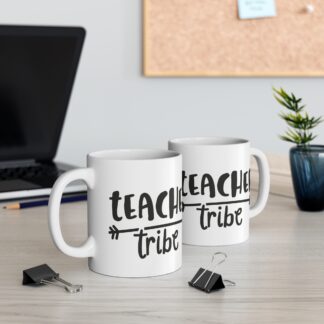 Teacher Tribe Mug, Inspirational Teacher Gift, Coffee Cup for Educators, Classroom Decor, Back to School, Teacher Appreciation