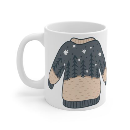 Cozy Sweater Mug - 11oz Holiday Coffee Cup with Winter Design - Image 3