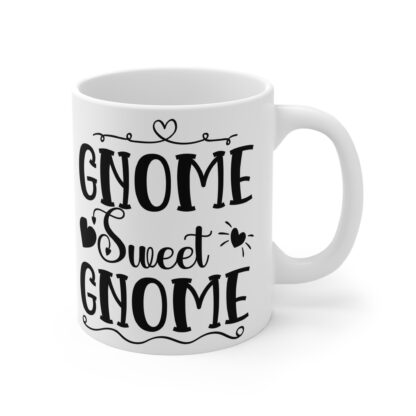 Whimsical Gnome Mug | Gnome Sweet Gnome Coffee Cup for Garden Lovers, Gift for Friends, Home Decor, Birthday, Housewarming - Image 4