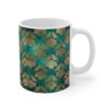 Elegant Gold Floral 11oz Mug - Stylish Drinkware for Home and Gifting - Image 4