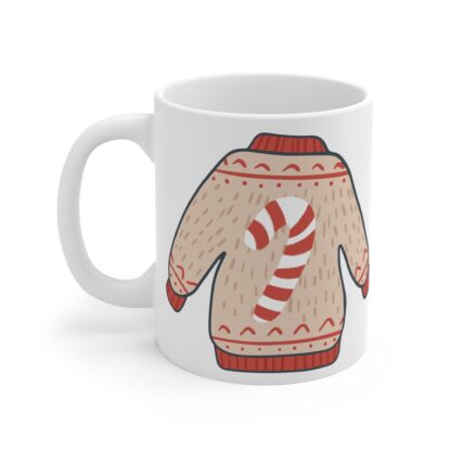 Cozy Sweater Mug 11oz | Christmas Hot Cocoa Cup | Cute Holiday Gift - Image 3