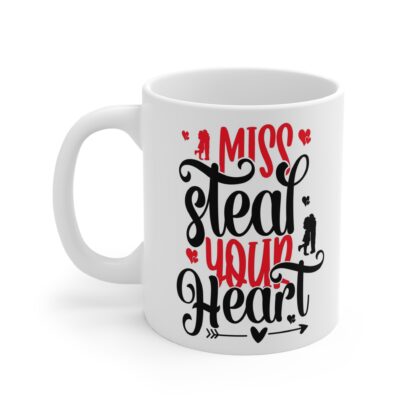 Cute Love Quote Mug, Romantic Gift for Her, Steal Your Heart Coffee Cup, Valentine's Day, Engagement, Couple Mug - Image 3