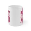 Empowering 11oz Pink Ribbon Mug | Breast Cancer Awareness | "Her Fight is Our Fight" - Image 2
