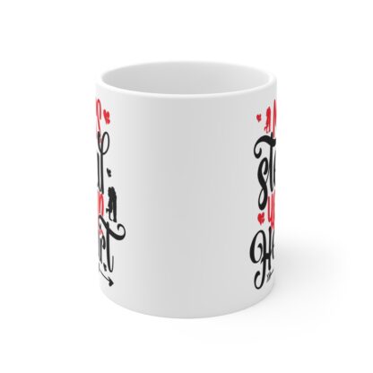 "Miss Steal Your Heart" Coffee Mug - 11oz Romantic Gift for Couples - Image 2