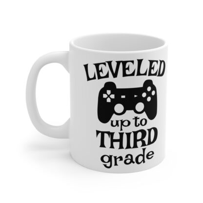 Gaming Mug - Leveled Up to Third Grade - Perfect Gift for Kids - Image 3