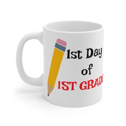 Personalized First Day of 1st Grade Mug, School Teacher Gift, Back to School Coffee Cup, Student Celebration, Education Keepsake - Image 3
