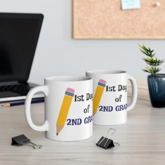 Personalized 1st Day of 2nd Grade Mug - Fun Back-to-School Gift