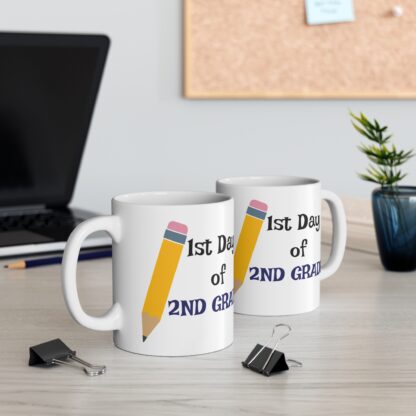 Personalized 1st Day of 2nd Grade Mug - Fun Back-to-School Gift