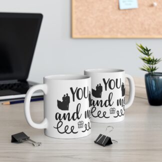 Romantic Couple Mug - "You and Me" - Perfect Gift for Anniversaries and Celebrations