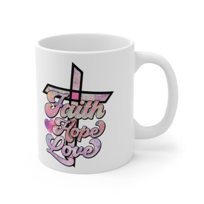 Inspirational Faith Hope Love Mug 11oz - Perfect for Gifting and Everyday Use - Image 4