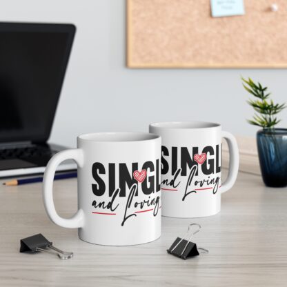 Single and Loving It Mug | Cute Coffee Cup for Singles, Perfect Gift for Friends, Funny Relationship Mug, Self-Love Coffee Mug, Fun [...]