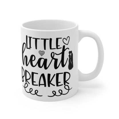 Little Heart Breaker Coffee Mug - Cute Gift for Kids & New Parents - Image 4