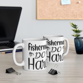 Fisherman Mug - "Fishermen Do Hard" Coffee Cup - Perfect Gift for Fishing Enthusiasts