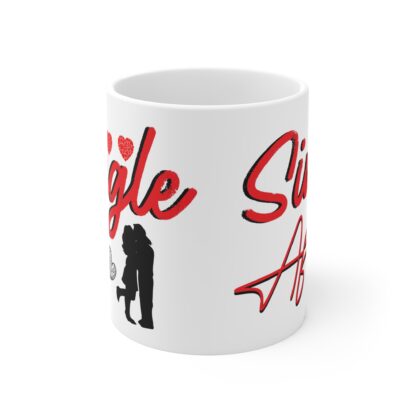Funny Single AF Mug - Perfect for Valentine's Day and Self-Love - Image 2