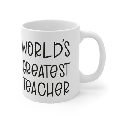 World's Greatest Teacher Mug | Perfect Gift for Educators | Inspirational Coffee Cup | Back to School, Teacher Appreciation, Christmas Gift - Image 4